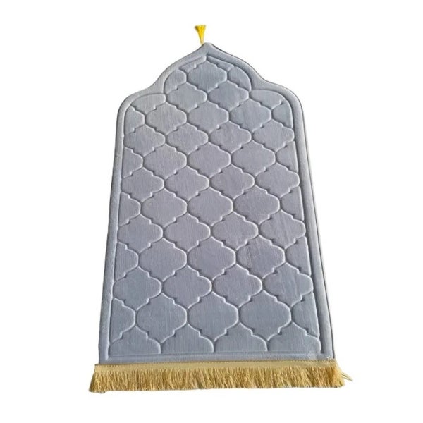 Hod Health & Home Muslim Prayer Rug Mat For Ramadan Flannel Carpet Non-Slip Soft Carousel 2