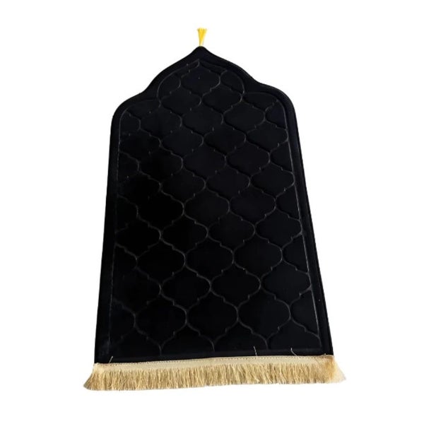 Hod Health & Home Muslim Prayer Rug Mat For Ramadan Flannel Carpet Non-Slip Soft Carousel 1