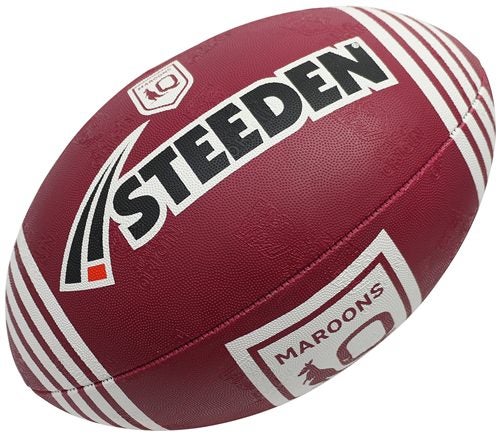 STEEDEN QUEENSLAND MAROONS SUPPORTER LEAGUE BALL SIZE 5 Carousel 1