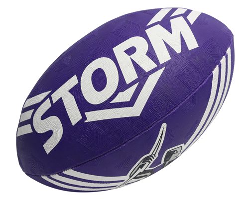 STEEDEN MELBOURNE STORM SUPPORTER LEAGUE BALL SIZE 5 Carousel 1