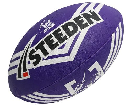 STEEDEN MELBOURNE STORM SUPPORTER LEAGUE BALL SIZE 5 Carousel 5