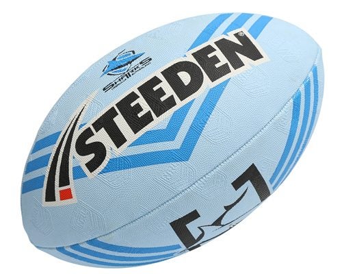 STEEDEN CRONULLA SHARKS SUPPORTER LEAGUE BALL SIZE 5 Carousel 5