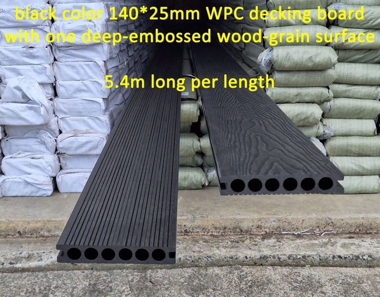 Composite Decking WPC Decking Wood Plastic Decking Board 5.4mX140mmX25mm Carousel 1