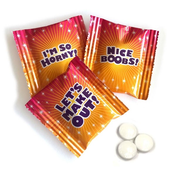 Little Genie Naughty Mints Bulk Bag Of 25 Party Packs Carousel 2