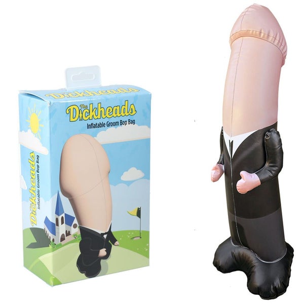 Shots Toys S-Line The Dickheads Groom Bop Bag 100 Cm Inflatable Penis Punching Carousel 1