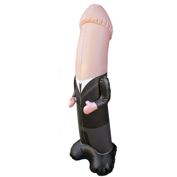 Shots Toys S-Line The Dickheads Groom Bop Bag 100 Cm Inflatable Penis Punching Carousel 2