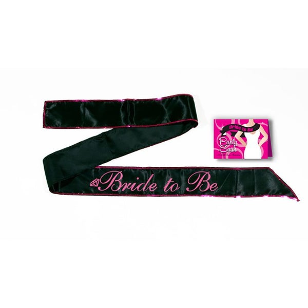 Little Genie Bride To Be Sash Black Hens Party Carousel 1