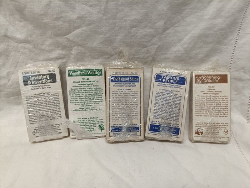 HC 1771 - Brooke Bond Tea Trading Cards - 5 sets - assortment Carousel 2