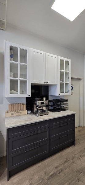 Complete small kitchen or coffee station with stone Top EX_DISPLAY Carousel 3