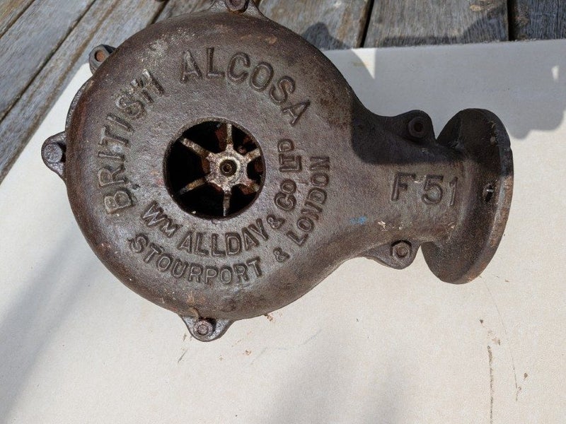 British Alcosa hand crank Forge Blower Carousel 2