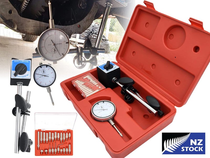 Dial Indicator Base / Stand Magnetic Stand Holder Bracket With Dial Indicator Carousel 1