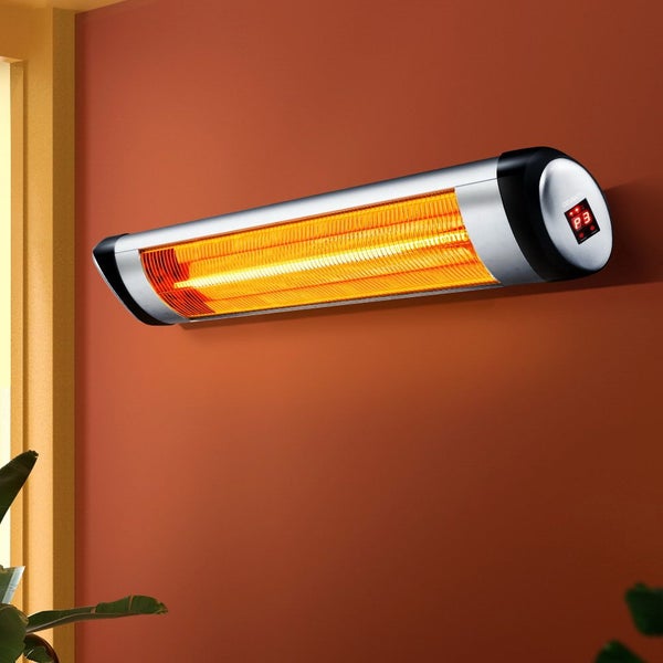 Devanti Electric Strip Heater Radiant Heaters 1500W Carousel 8