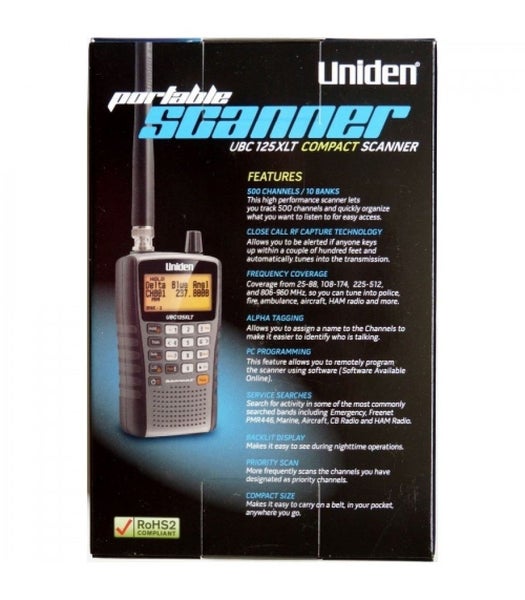 UNIDEN UBC-125XLTC Handheld Scanner - NZ Air Traffic Scanner - 25 to 960 MHz Carousel 2