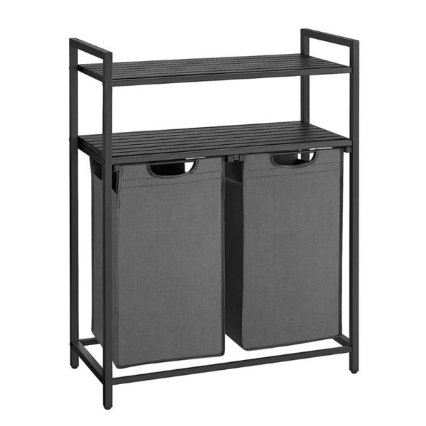 Laundry Basket With 2 Pull-out Carousel 1
