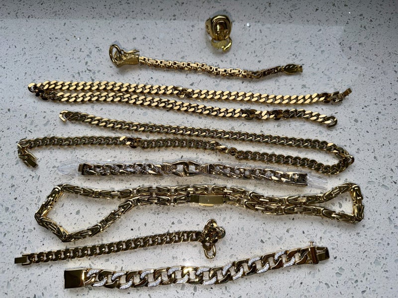 804g Gold Filled & Gold Plated Jewellery Bulk Lot – 9ct–14ct – Some New Carousel 2