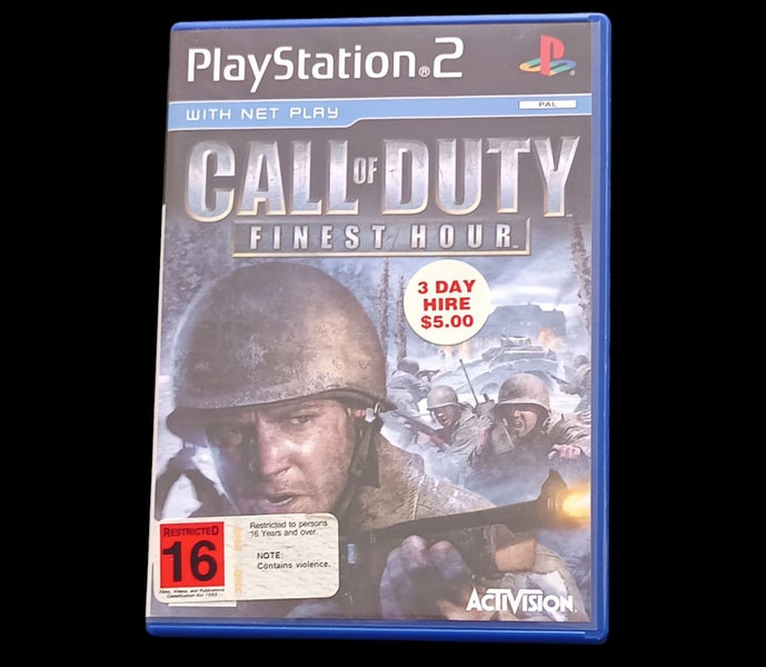 Call Of Duty Finest Hour PS2 *complete* (ex rental) Carousel 1