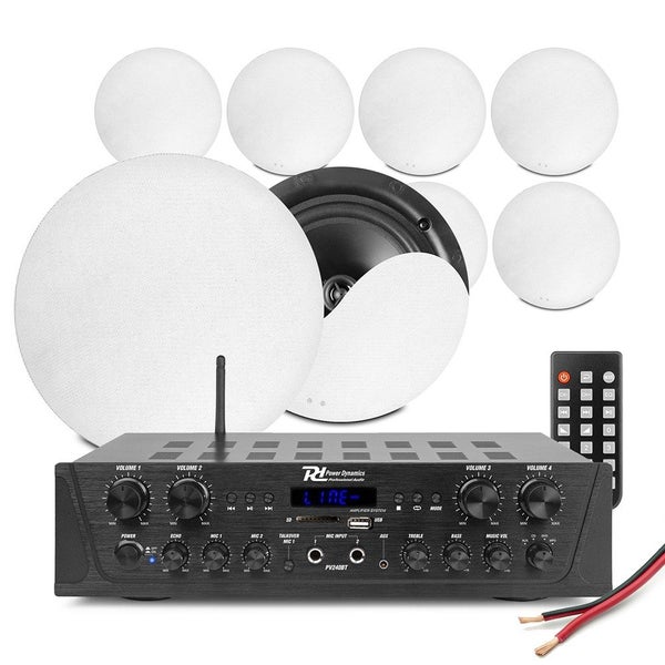 4-Zone Multi Room Ceiling Speaker System Carousel 1