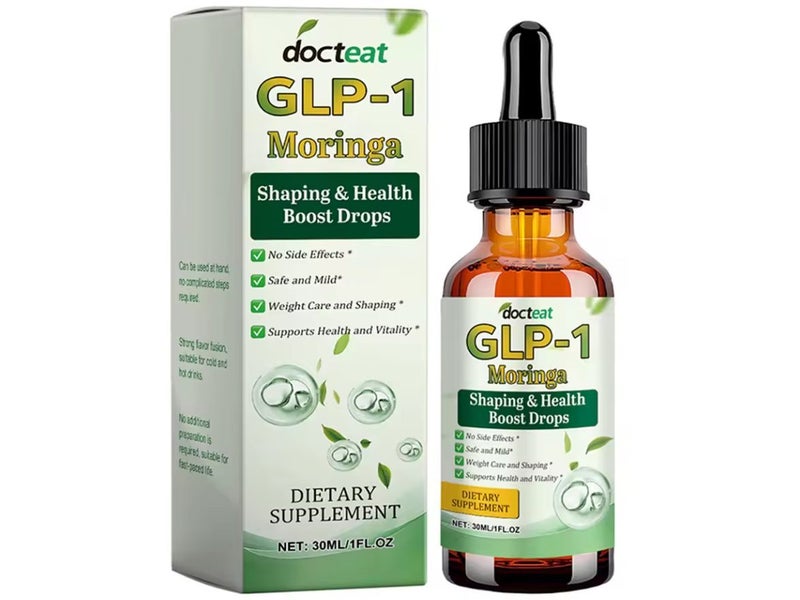 GLP-1 Weight Loss Fat Burner Drops Oral Solution Moringa Carousel 1