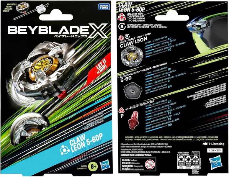 Beyblade X: Starter Pack - Claw Leon Carousel 5