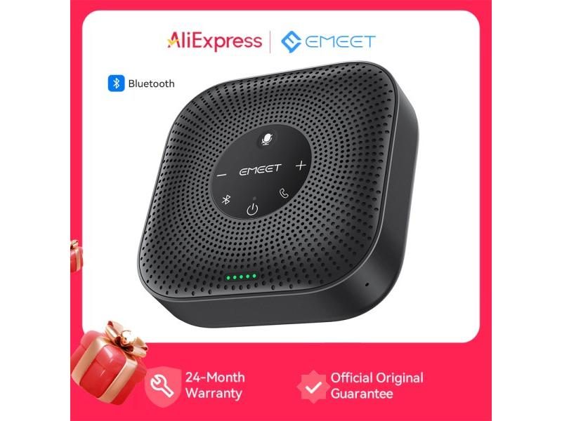 Wireless Conference Speaker 360° Voice Pickup 4 Mics Office/Home Carousel 1