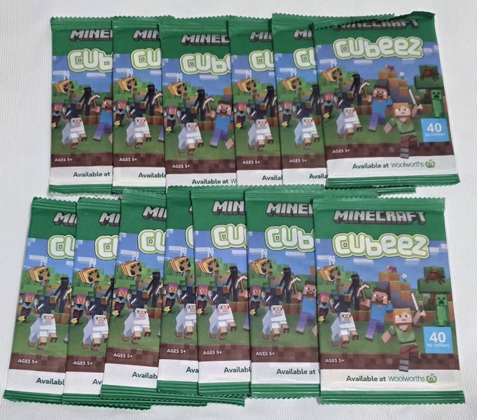 Woolworths Minecraft Cubeez Bulk Lot ^ Carousel 1