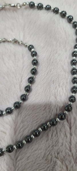 Healing Hematite classy Necklace and Bracelet Carousel 2