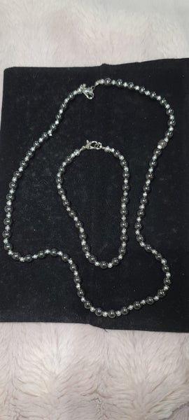 Healing Hematite classy Necklace and Bracelet Carousel 4