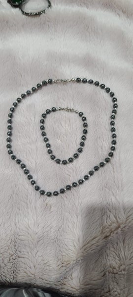 Healing Hematite classy Necklace and Bracelet Carousel 1