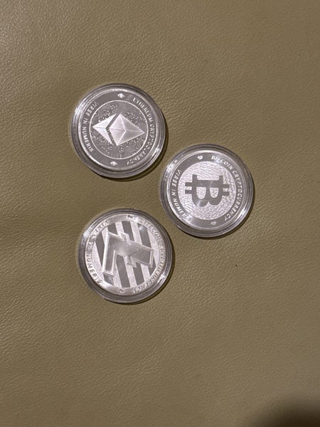 3oz Silver (1oz each) Crypto Set Carousel 1