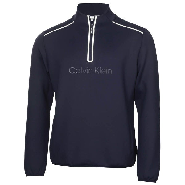 Calvin Klein Mens Brookhill Technical Stretch Half Zip Golf Sweater Carousel 1