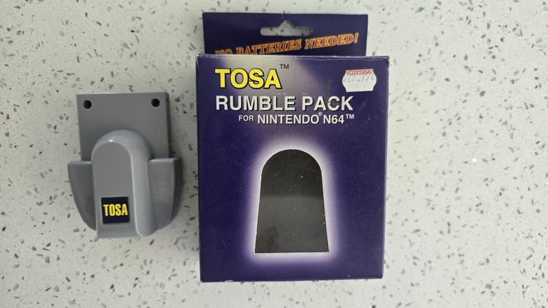 Nintendo 64 (N64) TOSA Rumble Pack - Inc Packaging Carousel 1