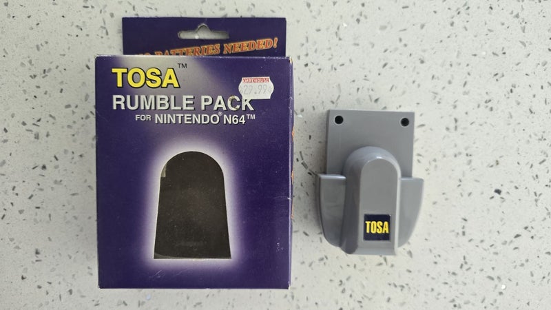 Nintendo 64 (N64) TOSA Rumble Pack - Inc Packaging Carousel 1