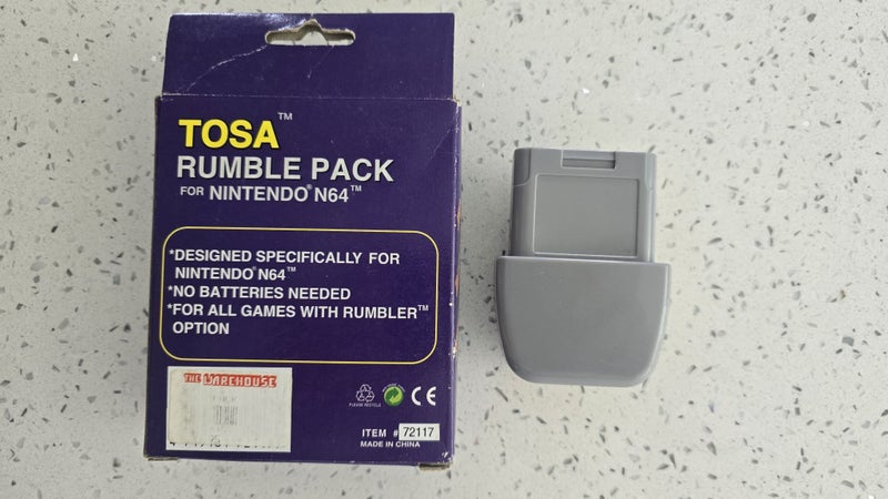 Nintendo 64 (N64) TOSA Rumble Pack - Inc Packaging Carousel 2