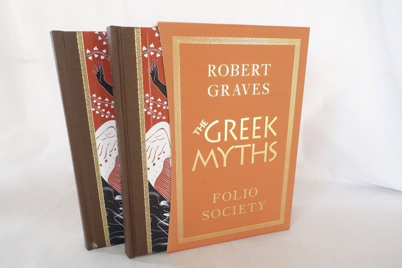 Folio Society - Greek Myths (2 Volumes in Slipcase) by Robert Graves (SKU BK39) Carousel 1