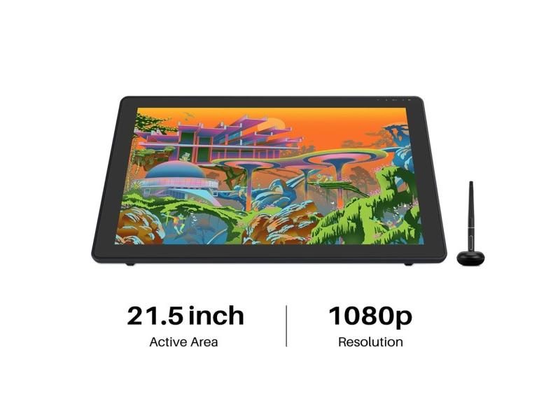 21.5 Inch Graphics Tablet Monitor Support Linux MacOS Android Carousel 1