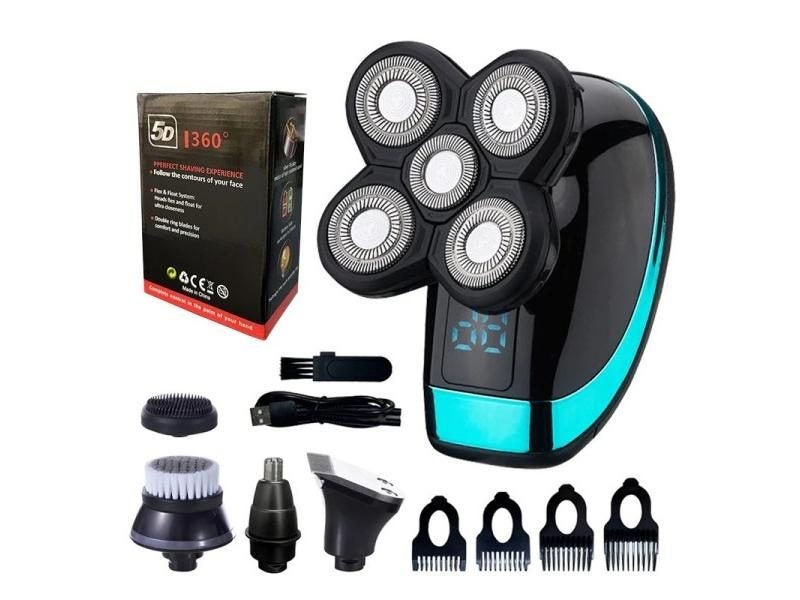 5 IN 1 Rechargeable Waterproof Shaver For Men Wet-Dry Use Carousel 1