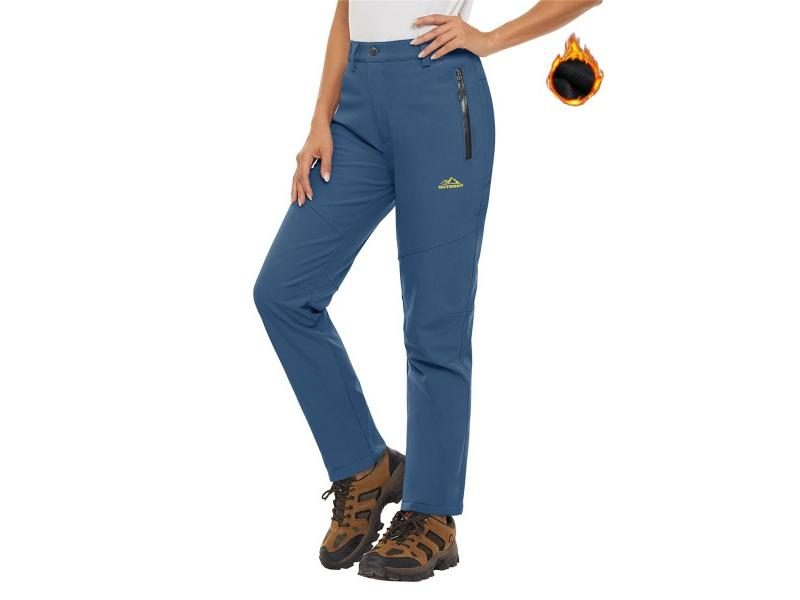 Womens Waterproof Soft Shell Hiking Ski Pants Carousel 1