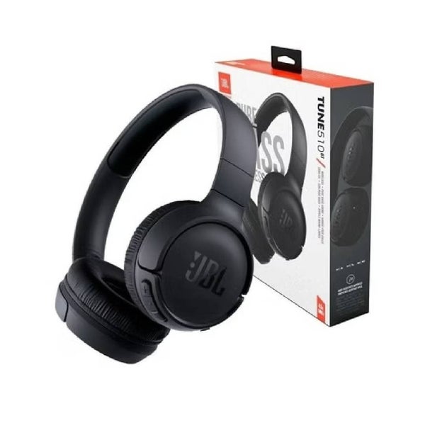 JBL Tune 510BT Wireless On-Ear Headphones - Black Carousel 1