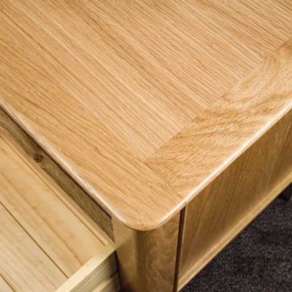 Victoria Oak TV Cabinet Carousel 9