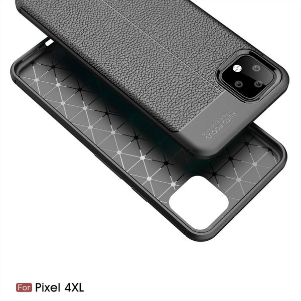 Google Pixel 4 XL Leather Texture Case Navy Carousel 8