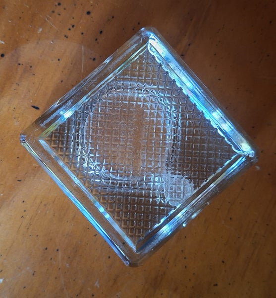 Vintage Glass Ink and Pen Holder Desktop Carousel 2