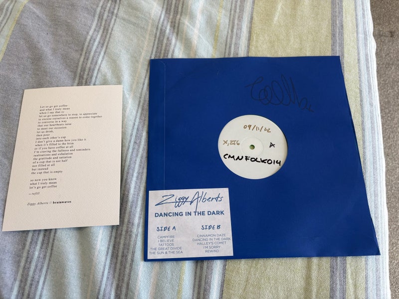 Ziggy Albers - Dancing in the Dark signed vinyl record Carousel 1