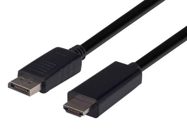 DYNAMIX 2m DisplayPort Source to HDMI 2.0 Monitor Directional Cable. Max Res:... Carousel 1