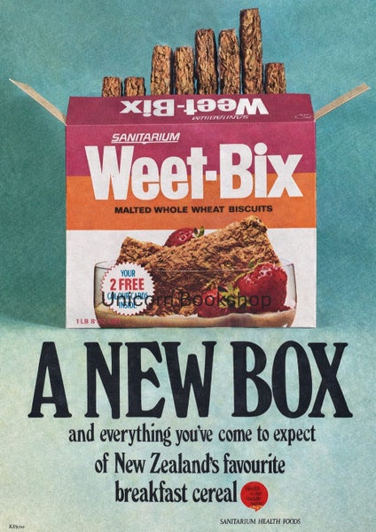 VINTAGE POSTER: Sanitarium Weet Bix 1971 Carousel 1