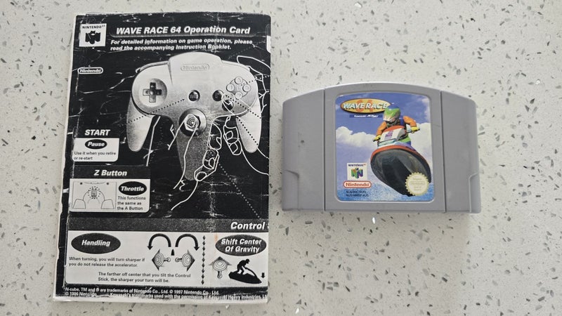 Wave Race 64 - Cart + Photocopied Manual - PAL - Nintendo 64 (N64) Carousel 1