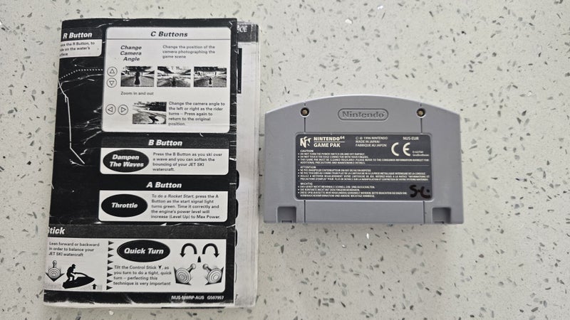 Wave Race 64 - Cart + Photocopied Manual - PAL - Nintendo 64 (N64) Carousel 2