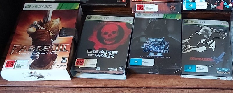 ALL 4 Collector Editions Bundle MAKE OFFER FOR 1 (Star Wars, GoW, DMC4, Fable 3) Carousel 1