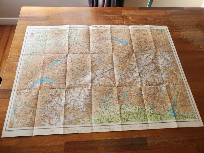 Vintage 1950s Bartholomew's Maps x5 Carousel 2