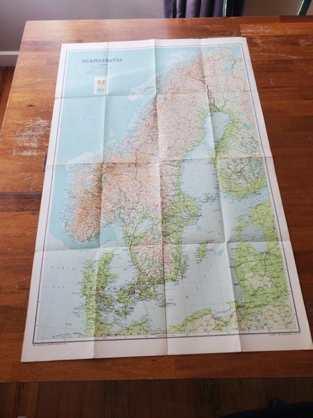 Vintage 1950s Bartholomew's Maps x5 Carousel 6