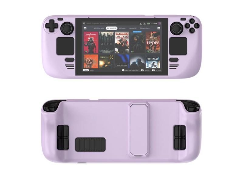 Steam Deck Game Console Soft Shockproof Protective Cover With Stand Carousel 1